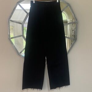 Zara Women's Wide Leg Black Jeans